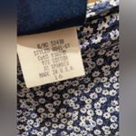 Studio Blue VTG Vintage Floral Print Casual Above Knee Skirt With Ruffle At Hem Photo 8