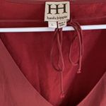 Haute Hippie  Burgundy Long Sleeve Mini Dress Photo 4