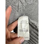 Brandy Melville Gray V Neck Long Sleeve Cotton Sweater one size Photo 3