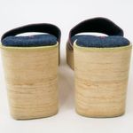 No Boundaries Rainbow Striped Platform Sandals Photo 5