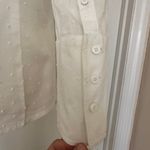 W By Worth Worth Woman’s White Polka Dot Solid Cotton Top, Sz S.  Photo 5