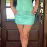 Hoco dress Green Size 4 Photo 2