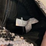 Chelsea28  new with tags Silver Sequin Mock Neck‎ Long Sleeve Top XS Photo 3