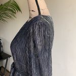 Chetta B  Shimmery Navy Silver Dress Size 6 NWT Photo 7