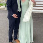 Azazie sage green Claudine dress Photo 4