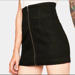 Free People We The Free Virgo Mini Skirt In Jet Black Photo 2