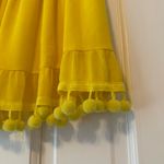 Ramy Brook  Stevie Pom-Pom Skirt in Yellow Size Small Photo 3