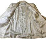 VTG August Max Woman Beige Blazer Womens 20 W Button Front Career Jacket* Tan Size 20W Photo 4