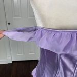 Adore Me Whimsical Fairy Purple Lilac Satin Off The Shoulder Corset M NWT Photo 5