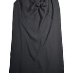 Hatch Dress Womens 6 (2) Black Tie Detail The Reid Dress Neutral Minimalist Size undefined Photo 0