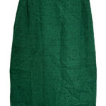 Vintage Bobbie Brooks Wool Tweed Skirt Christmas Green Size S Pencil Midi Photo 0