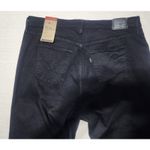 Levi's 724 high rise slim straight jeans size 38''x41'' women's black Photo 3