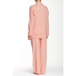 Natori NWT New Designer  Pajamas Womens PJ S Long Pants Sleeves Orange Peach Photo 7