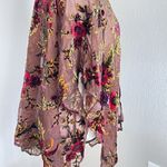 Anthropologie Do Everything in Love Open Kimono Duster Cardigan Floral Velvety Size undefined Photo 4