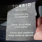 Torrid Jeans Plus 16 Short Flare Trouser Dark Wash Vintage Stretch Denim Pants Photo 3