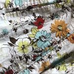 CAbi Palapa Cotton Swing Midi Skirt Sz. 6 #475 Fall Floral Boho Casual Photo 2