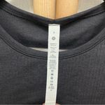 Lululemon Ebb to Street Long Sleeve Cropped Shirt Black Size 4 Photo 3