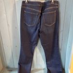 Old Navy Women’s Kicker Boot-Cut Mid Rise Size 14 Dark Wash Stretch Blue Jeans Photo 2