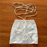 La Femme  Mini White Skirt Photo 0
