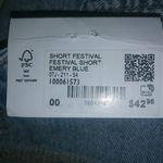 Garage Denim 23-24 00 Festival High Rise Distressed Light Wash Jeans Shorts Photo 1