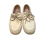 Sperry Womens Top Sider Driving Boat Leather Lace Up Tan Shoes Size 8M Photo 1