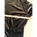 Babalet Black Velvet Long Sleeve Wrap Maxi Dress Size L Formal Evening Gothic Size L Photo 5