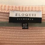 Eloquii Sweater Pink Cropped Dolman Sleeve Ribbed Sweater Sz 18/20 (2X) EUC Photo 3
