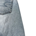 American Eagle  Outfitters Womens Jeans 90s Straight Light Wash Distressed Size X Photo 3