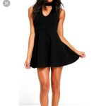 Lulus  loving you is easy black choker dress Photo 2