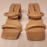 Free People DOUBLE STRAP PARKER HEEL DUNE Women’s Tan Size 6.5 Photo 4