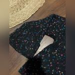 Maeve Anthropologie  Confetti Sweater black knit S $138 casual winter classic Photo 2