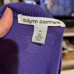 autumn cashmere  100% cashmere sweater women’s size medium, pockets Photo 8