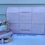Michael Kors  Powder Blush Mercer Small Clutch Purse Crossbody Photo 0
