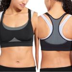 Athleta Women's Seamless Double Under Athletic Sports Bra in Black Size Small Photo 6