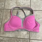 Lululemon Athletica Pink/Gray Sports Bra 34C Well Loved has peeling has wear Photo 8