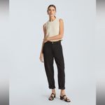 Everlane  Women’s 6‎ Tencel Relaxed Fit Chino Pant Black Slouchy Trouser New Photo 3