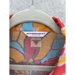 Allison Daley  Women's Button Down Shirt Short Sleeve Orange Size 12 Petite Photo 10