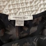 American Eagle  Floral Printed Puff Sleeve Babydoll Mini Dress Cottagecore XS Photo 10