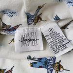 Jason Maxwell VTG Scarecrow Turtleneck Top Sweater White AOP Fall Autumn Halloween Fall Gma‎ M Photo 4