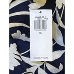 Old Navy  Navy Ivory Floral Print Short Sleeve Midi Dress Women’s XL NWT Photo 8