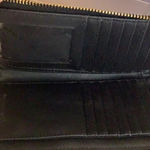 Michael Kors Jet Set Zip Around Phone Holder Wallet Wristlet Black Preloved Photo 2