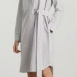 Everlane The Oxford Shirt Dress Striped White & Grey Button Down Size Small Photo 0