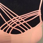 Cupshe New NWT  Medium M Neon Pink Cross Front Swim top Photo 1