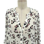 Torrid Barbie Lexie White Hearts Hi-Lo Babydoll Tunic Top Plus Size 2X Photo 2