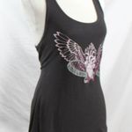 Next Level Apparel Edgy Athletic Athleisure Racerback Tank Top Anatomical Heart Soft Black Photo 1