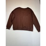 Disney  Winnie The Pooh Livin Bother Free Brown Crewneck Sweatshirt Photo 1