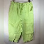 Mountain Lake Women's Capri Size L Color Green 100% Cotton Photo 3