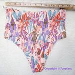 NEW Free People Citrine Dakota aloha blooms floral bikini bottom, size M Purple Size M Photo 9
