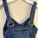 Anthropologie‎ Pilcro Ikat sleeveless denim mini sundress size XS Blue Photo 10
