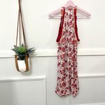 Poupette St. Barth Lola Mini Dress Red Orange Floral Size S Photo 7